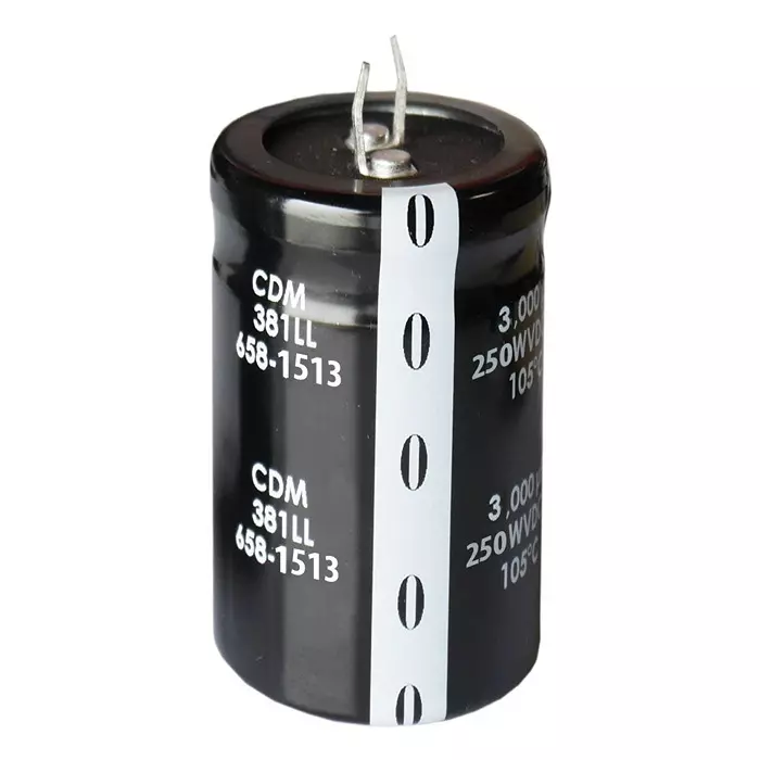 CORNELL DUBILIER Cap, 6800Uf, 80V, Alu Elec, Snap-In, 381LL682M080A062