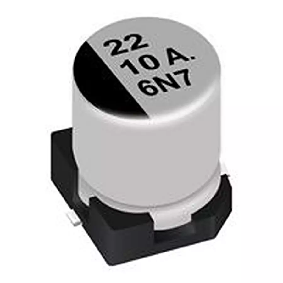 PANASONIC Aluminium Electrolytic Capacitor 100 µf, 50 V, Radial, SMD, EEE1HA101AP