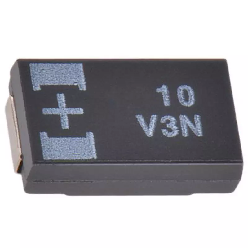 Panasonic POSCAP TQC Polymer Capacitor 35 DC V, 35TQC10M (Pack of 2 Pcs)