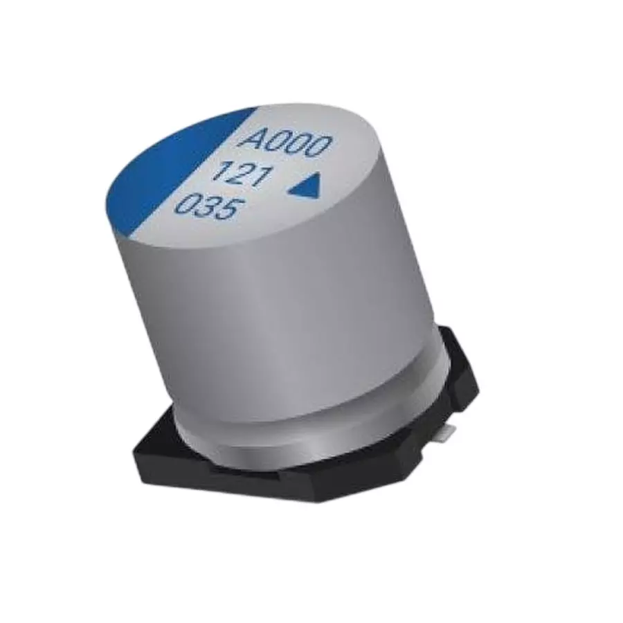KYOCERA AVX Aluminum Electrolytic Capacitor 12 uF Capacitance 80 VDC, 581-AHA1010120M080R