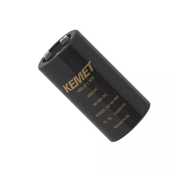 Kemet Aluminum Electrolytic Capacitor 400 VDC 1500 uF Capacitance, ALS30A152KF400
