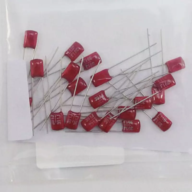 Toshin Kogyo Polypropylene Film Capacitor 100 V Rated Voltage, 2AUPZ391JE (Pack of 20)