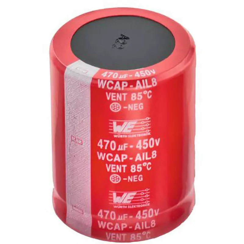 WURTH ELEKTRONIK Electrolytic Capacitor 3.2 A Ripple Current ±20% Tolerance 7380.0 μA Leakage Current, 861101487034