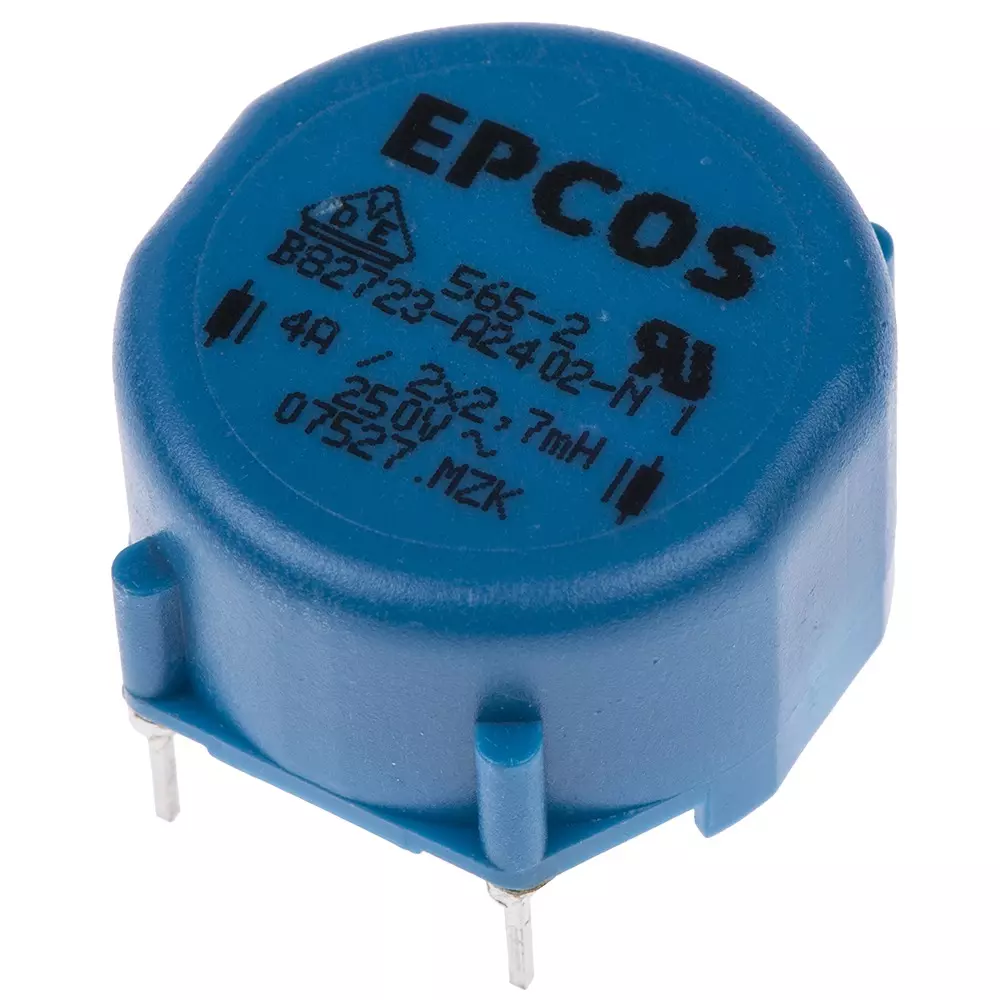 Epcos B82723A Series Ferrite Power Line Choke 60 mΩ DC Resistance and 4 Amp Currect 2.7 mH Inductance, B82723A2402N001 (Pack of 400)