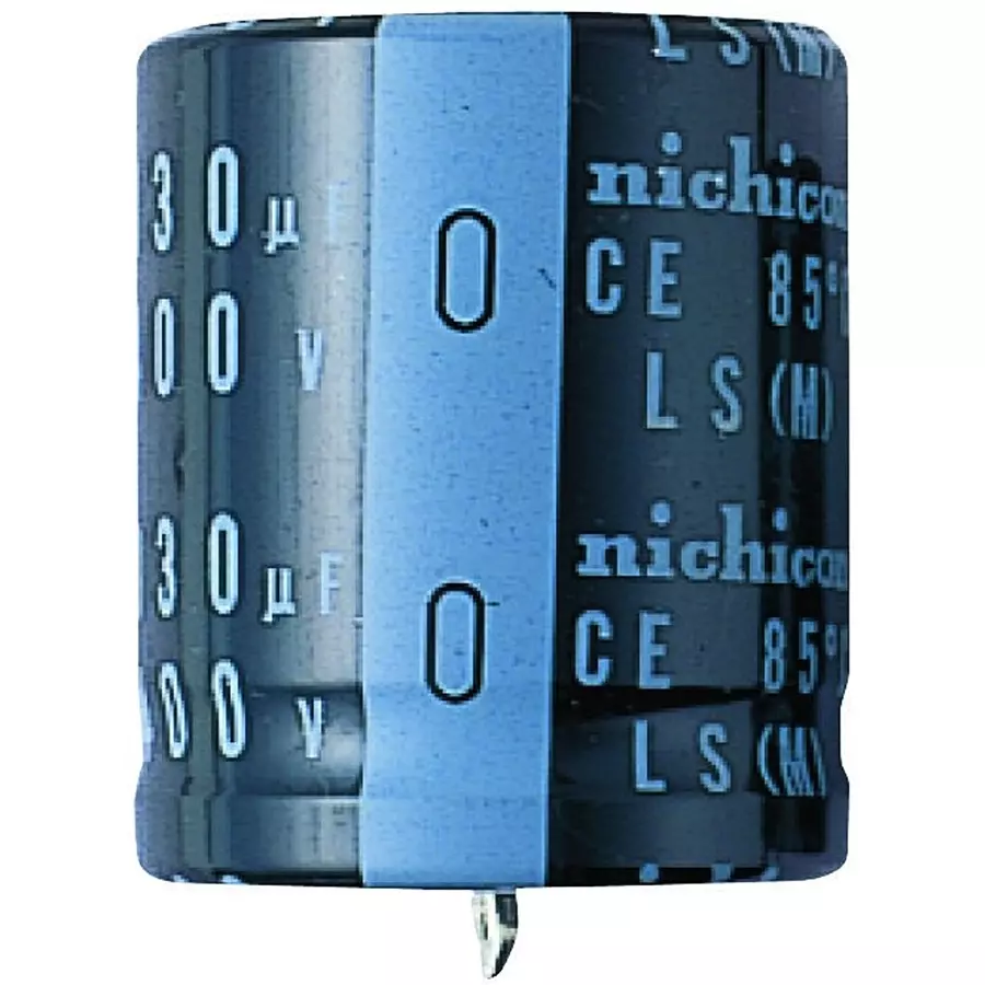 NICHICON Aluminum Electrolytic Capacitor 470Uf, 200V, 20%, Snap-In, LLS2D471MELZ