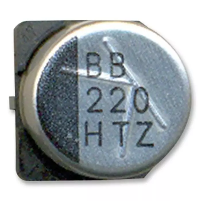 RUBYCON Cap, 220µf, 25V, Radial, Smd, 25TZV220M8X10.5 (Pack of 5)