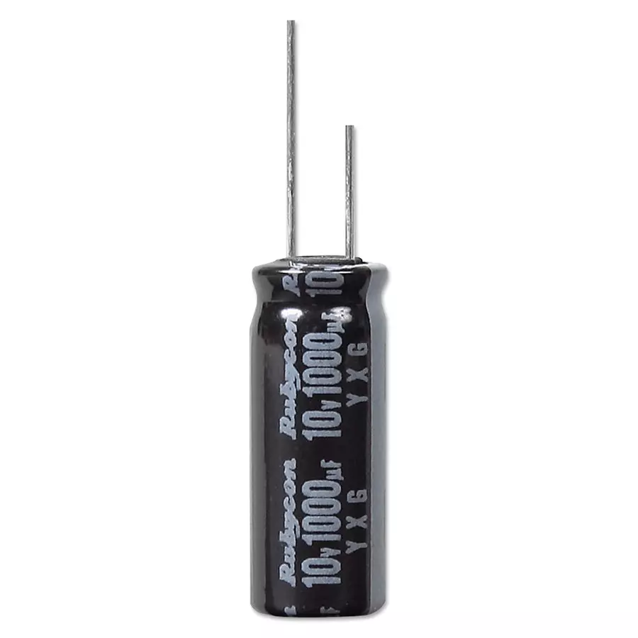 RUBYCON Cap, 1000µf, 16V, 20%, 16YXG1000MEFC12.5X16