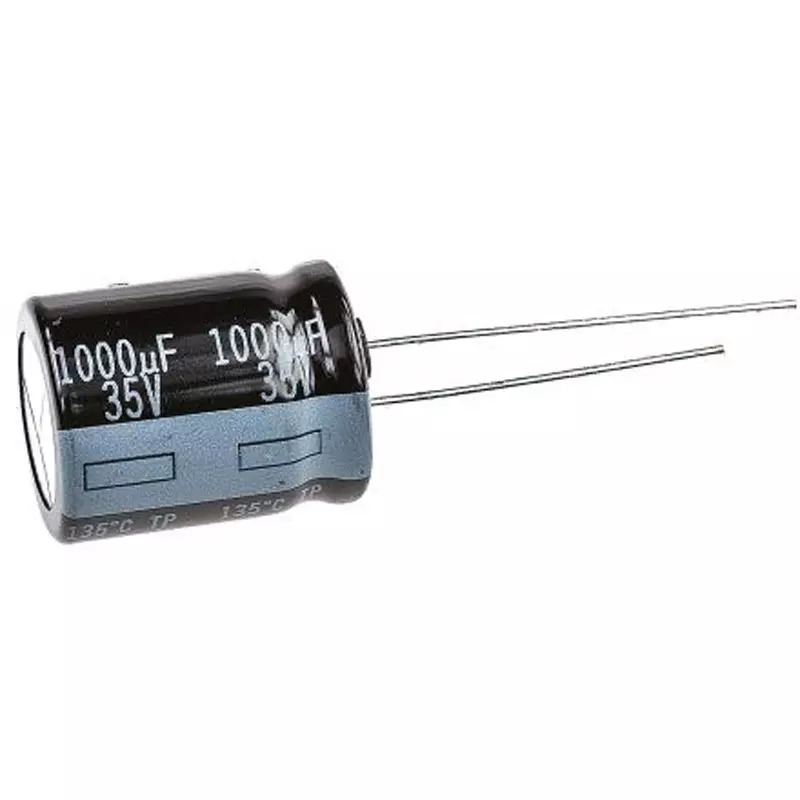 Panasonic Aluminum Electrolytic Capacitor 35 DC V 1000 μF Capacitance, EEUTP1V102 (Pack of 2 Pcs)