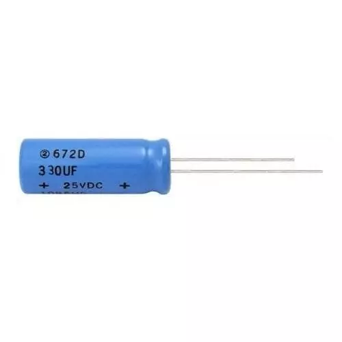 Vishay Low ESR Electrolytic Capacitor Radial Leaded 470 uF Capacitance, 672D477H012DM3C