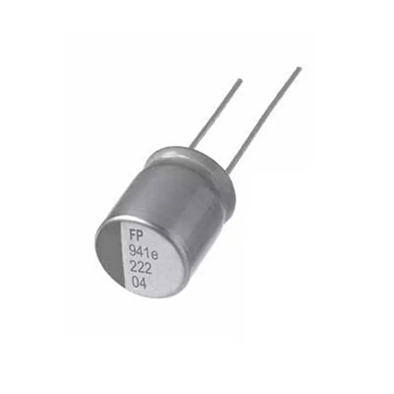 NICHICON Aluminum Polymer Capacitor 33 uF Capacitance 63 VDC Radial Termination, 647-RNU1J330MDN1KX
