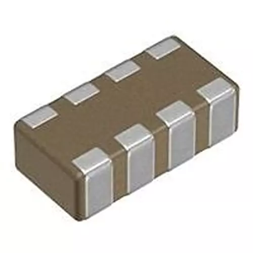 TDK Capacitor Array SMD/SMT Termination 2.2 uF Capacitance, CLLC1AX7S0G225M050AC