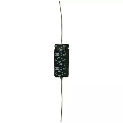 MULTICOMP PRO Cap 100  µF Capacitance  ± 10% Tolerance Axial Leaded Capacitor Terminals, MCAX50V107K8X16