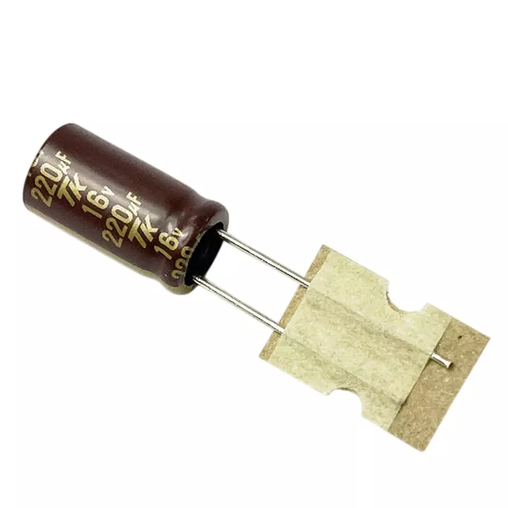 Toshin Kogyo Electrolytic Capacitor 16 V DC Rated voltage [Electrostatic] ± 20 Capacity tolerance [Loss angle (tanδ)] 0.16 (20℃ 12/3, 1CUTJHTS221M0G20 (Pack of 20)