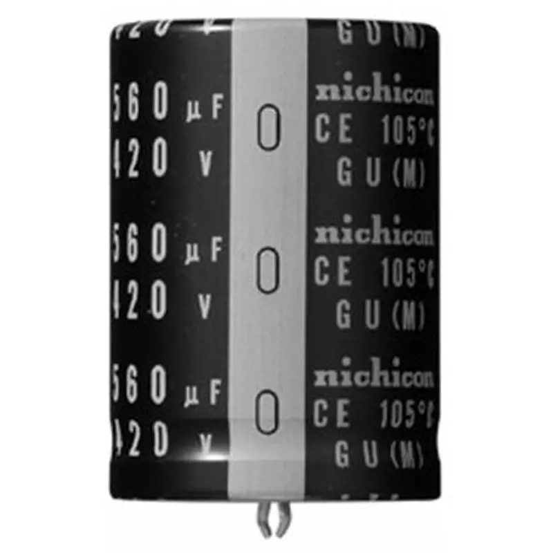 NICHICON Nichicon Capacitor 35dc V Rated Voltage, LGU1V332MELZ (Pack of 2)
