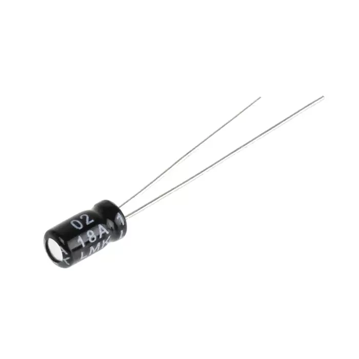 RS PRO Electrolytic Capacitor, Capacitance 1 µF, Voltage 50 V DC, Model No 7075663 (Pack of 200 Pcs)
