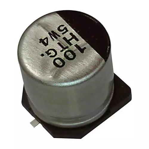 Panasonic CAP, 100µF, 50V, RADIAL, SMD, EEETG1H101UP