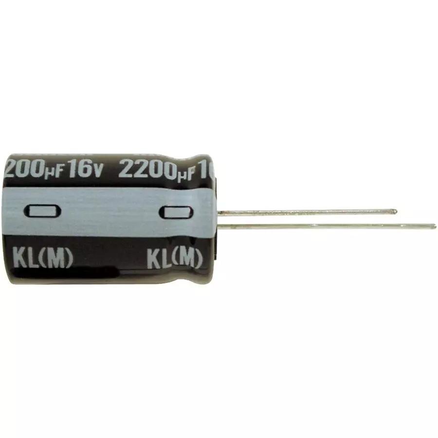 NICHICON Aluminum Electrolytic Capacitor, 100Uf, 25V, 10%, Radial, UKL1E101KPDANATD