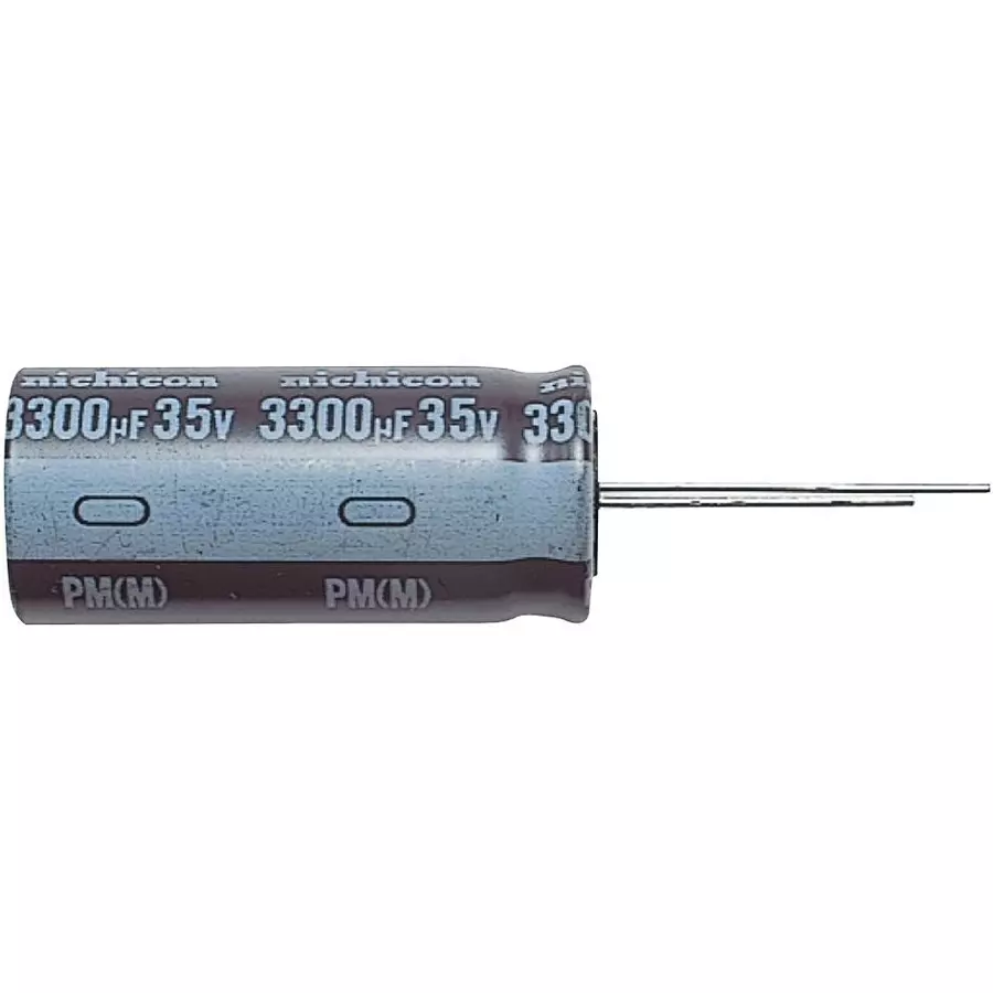 NICHICON Aluminum Electrolytic Capacitor, 2200Uf, 10V, 20%, Radial, UPM1A222MHD1TO