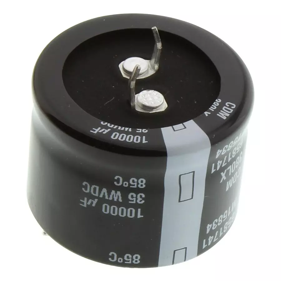 CORNELL DUBILIER Cap, 10000µf, 35V, Alu Elec, Snap-In, 380LX103M035A012