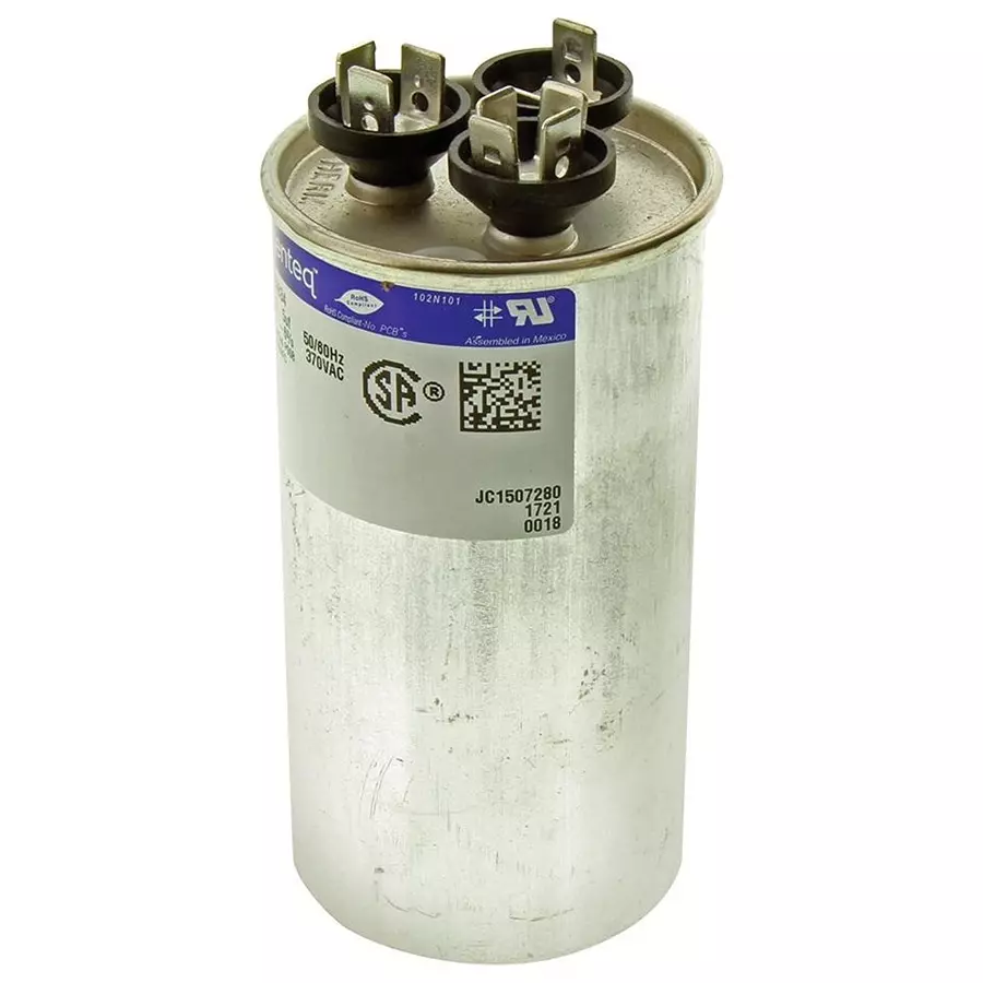 GENTEQ Capacitor Motor Run, 35/5 Uf, 370V, 97F9834