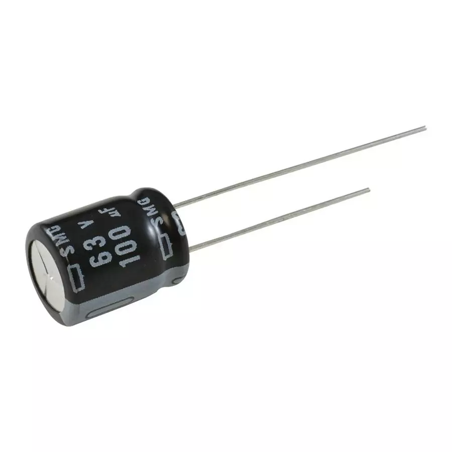 CHEMI-CON ALUMINUM ELECTROLYTIC CAPACITOR 100UF, 63V, 20%, RADIAL, ESMG630ELL101MJC5S