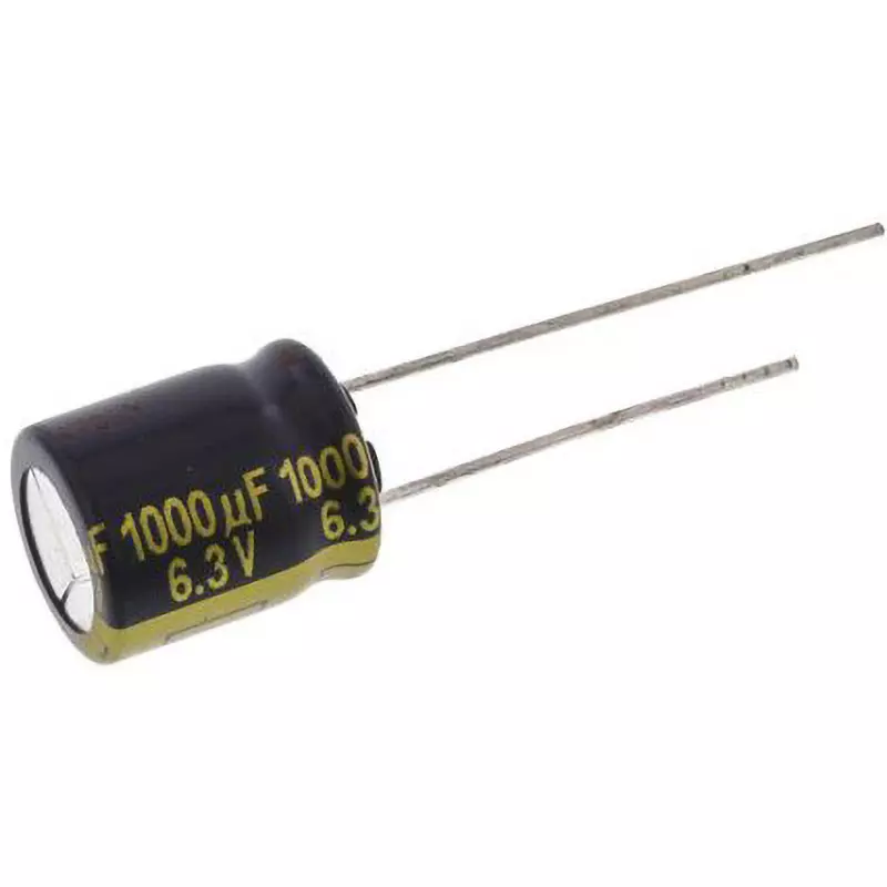 Panasonic FK Radial Electrolytic capacitor DC 6.3 V, EEUFK0J102 (Pack of 200 Pcs)