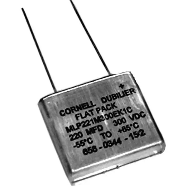 Knowles Flat Pack Electrolytic Capacitor Radial Leaded 2100 uF Capacitance, MLP212M080EA0A