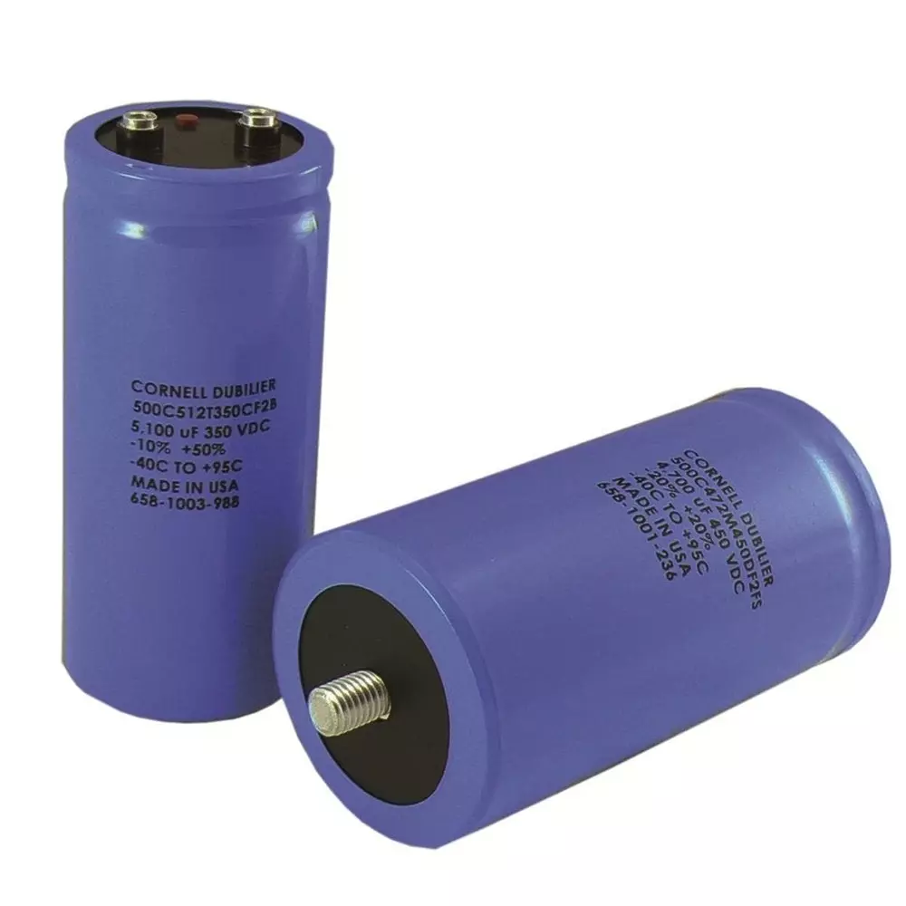 Knowles Aluminum Electrolytic Capacitor 200 VDC 9400 uF Capacitance, 500C942T200DF2B
