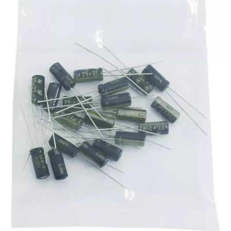 Toshin Kogyo Electrolytic Capacitor 25 V Rated Voltage, 1EUTWE220M0 (Pack of 20)