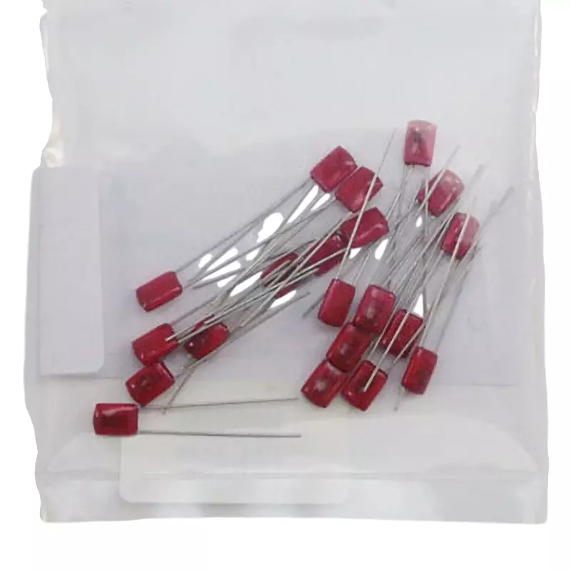 Toshin Kogyo Polypropylene Film Capacitor 100 V Rated Voltage, 2AUPZ821JE (Pack of 20)