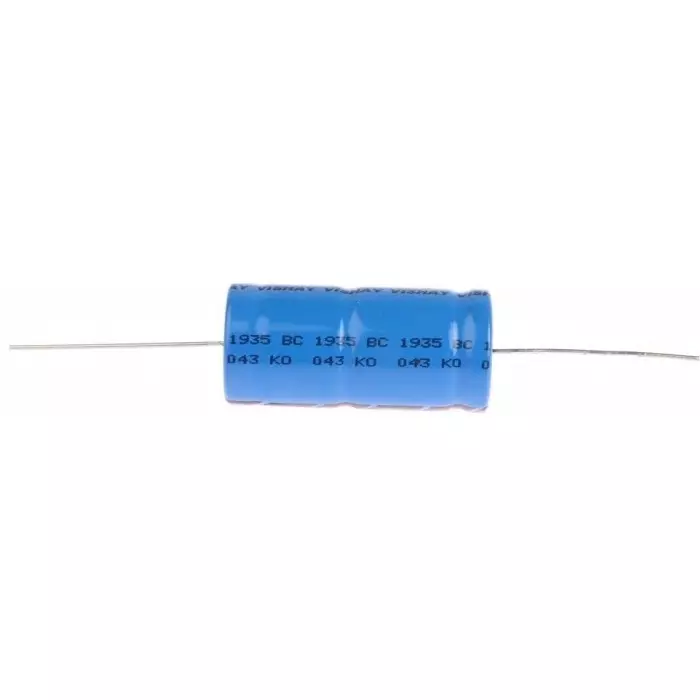 Vishay Aluminium Electrolytic Capacitor Axial, Through Hole 47 µF 450 V DC, MAL204317479E3 (Pack of 5)