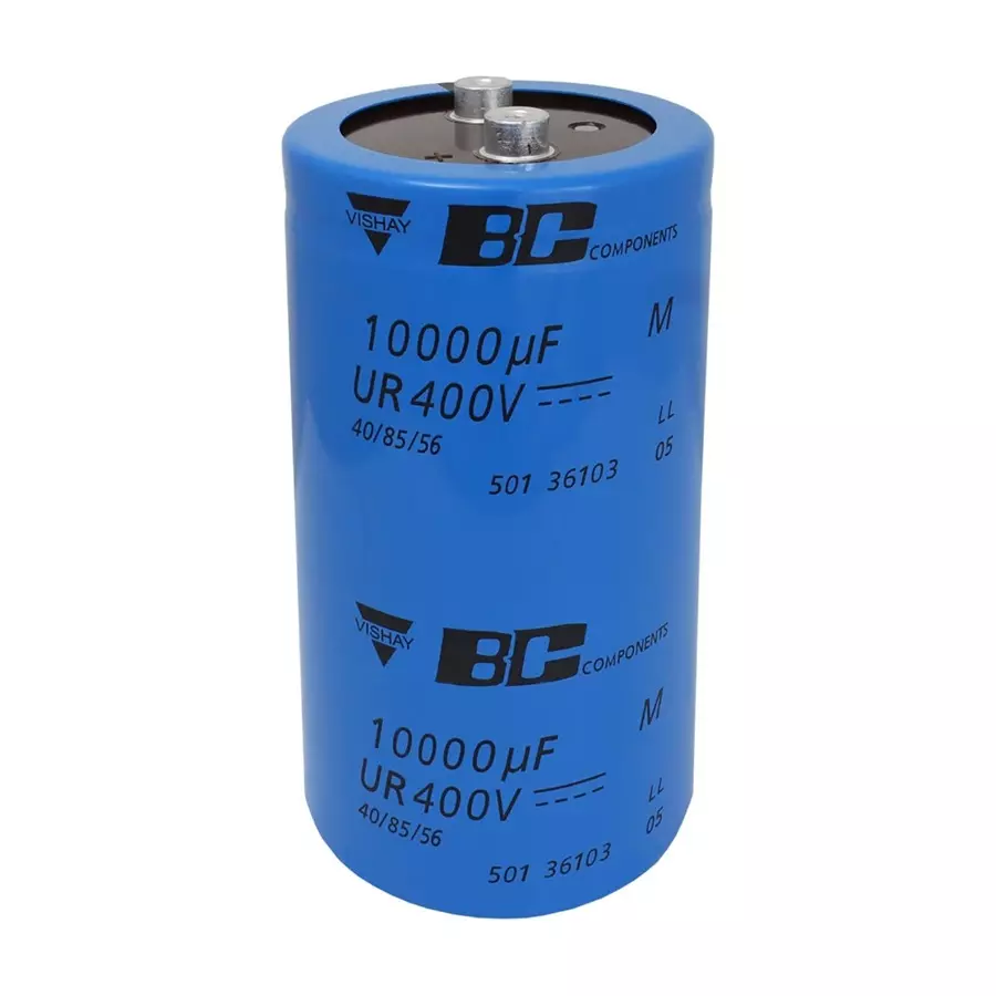 Vishay Aluminium Electrolytic Capacitor Screw Terminal 10000 µF 400 V DC, MAL250136103E3