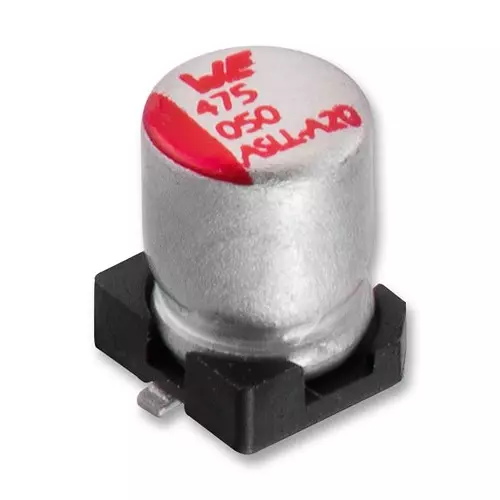 WURTH ELEKTRONIK Aluminium Electrolytic Capacitor, 220µf, 50V, SMD, 865060657012