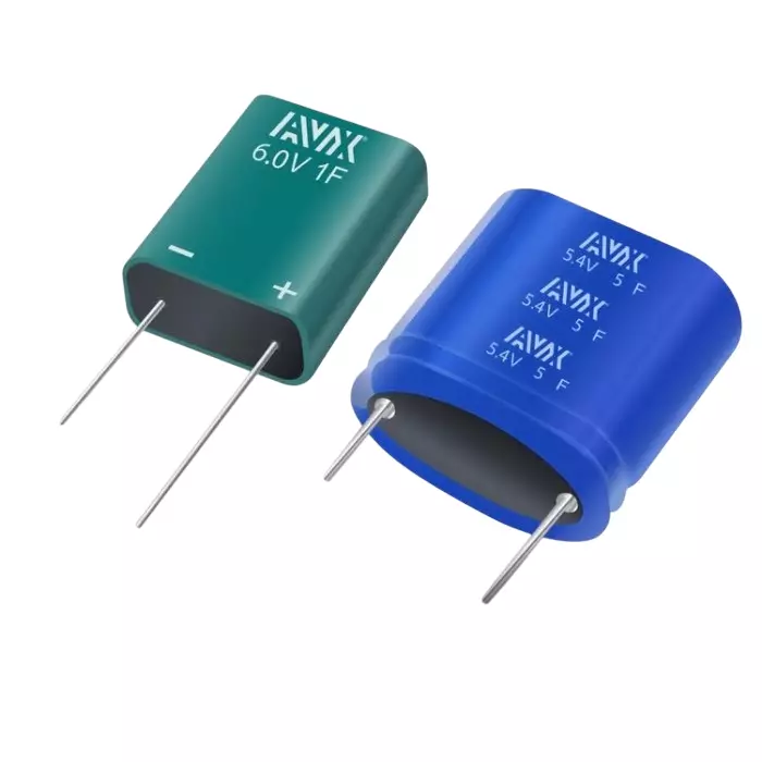 AVX 0.47F Supercapacitor 5 V DC Through Hole, SCMR14C474PRBA0