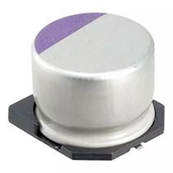 PANASONIC Aluminium Electrolytic Capacitor 47 �f, 16Vdc, Alu Polymer, SMD, 16SVPG47M (Pack of 5)