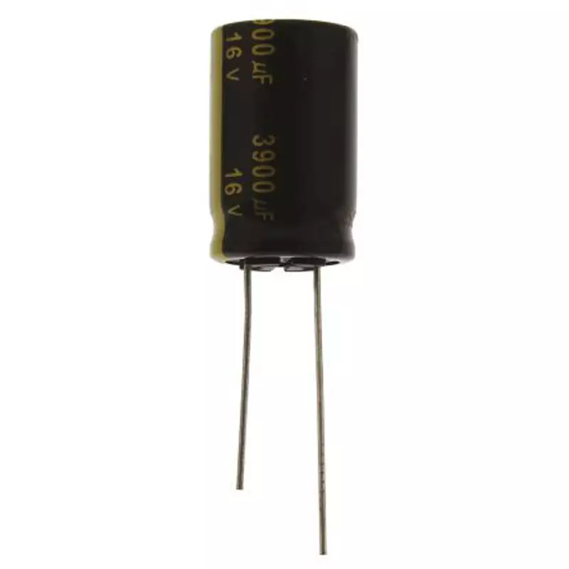 Panasonic Aluminum Electrolytic Capacitor 16 DC V 3900 μF Capacitance, EEUFM1C392 (Pack of 5 Pcs)