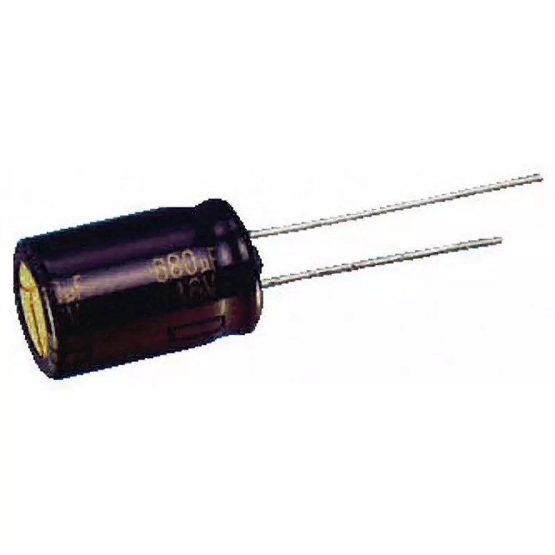 Panasonic FC Radial Electrolytic capacitor DC 100 V, EEUFC2A390 (Pack of 5 Pcs)