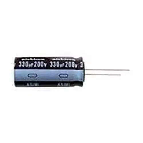 NICHICON General Purpose Electrolytic Capacitor Radial Leaded 270 uF Capacitance, UAS2D271MHD