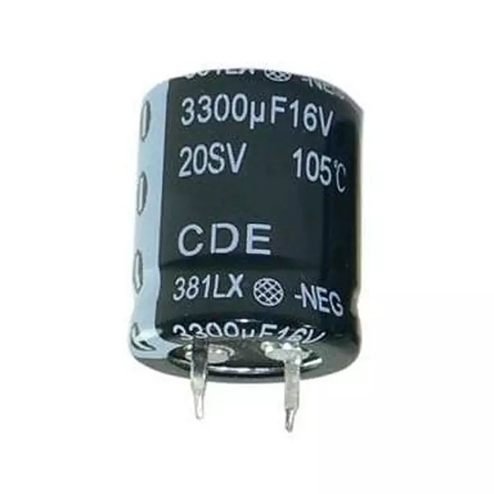 Knowles Aluminium Electrolytic Capacitor Snap In 820 uF Capacitance, 383LX821M400A062