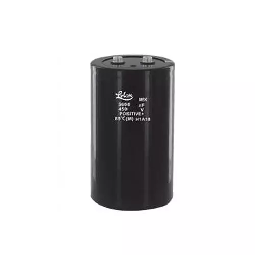 Lelon Screw Terminal Aluminium Electrolytic Capacitor 400 VDC 9000 uF Capacitance, MEK902Q2GHDE145