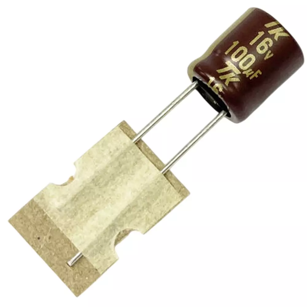 Toshin Kogyo Electrolytic Capacitor 16 V DC Rated voltage [Electrostatic] ± 20 Capacity tolerance [Loss angle (tanδ)] 0.16 (20℃ 12/3, 1CUTJHTS101M0G12 (Pack of 20)