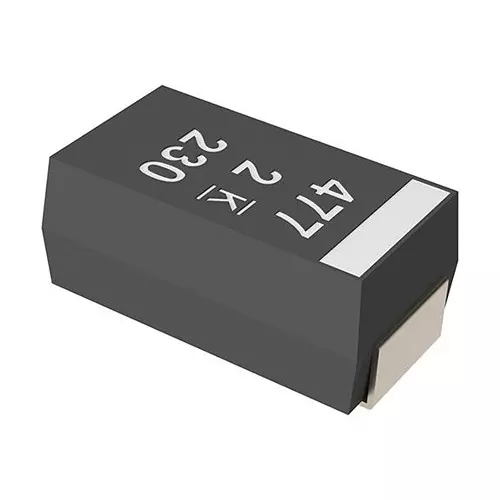 KEMET Polymer Aluminium Electrolytic Capacitor Surface Mount 330 µF Capacitance, A700V337M2R5ATE4R5