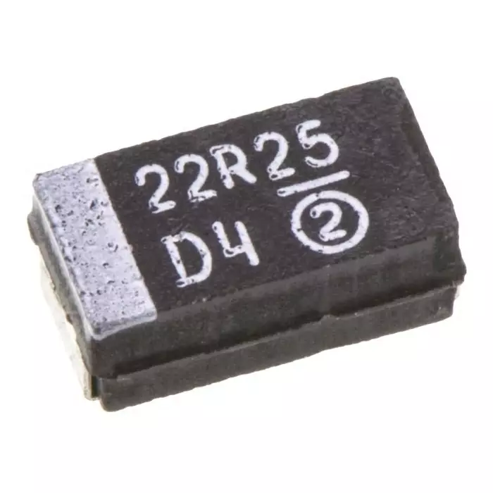 Vishay Tantalum Capacitor Surface Mount 25 V DC 22 µF Capacitance, TR3C226K025C0400 (Pack of 5)