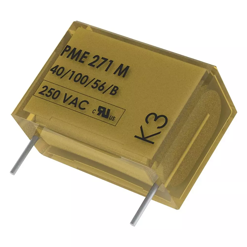 Kemet Safety Capacitors 0.1µF, 20%, PAPER, RADIAL, PME271M610MR30