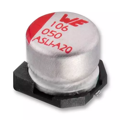 WURTH ELEKTRONIK Aluminium Electrolytic Capacitor, 470µf, 35V, SMD, 865080562016