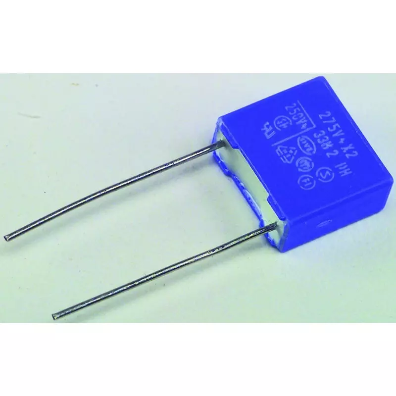 Vishay CAPACITOR POLYPROPYLENE PP FILM 1UF, 630V, 20%, RADIAL, BFC233824105