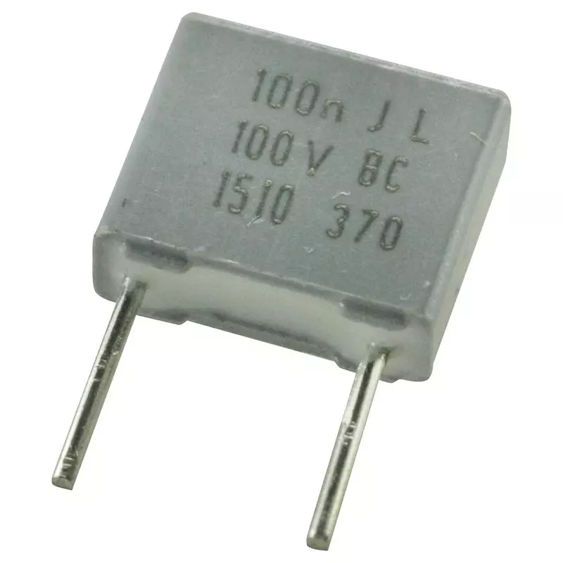 Vishay CAPACITOR POLYESTER FILM 0.1UF, 100V, 5%, RADIAL, BFC237022104