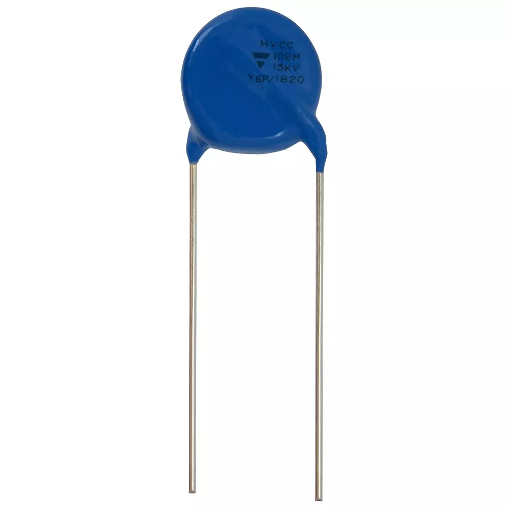 Vishay CERAMIC CAPACITOR, 1000PF, 15KV, RADIAL, HVCC153Y6P102MEAX