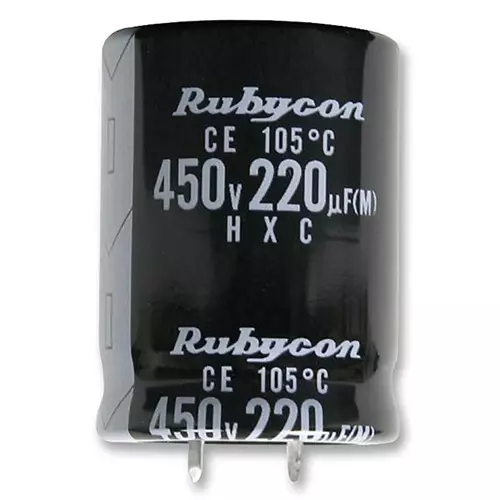 RUBYCON Cap, 68µf, 450V, Alu Elec, 450HXC68MEFCSN22X30