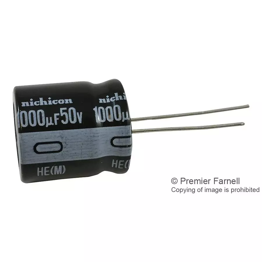 NICHICON Cap, 1000µf, 50V, 20%, UHE1H102MHD3TN